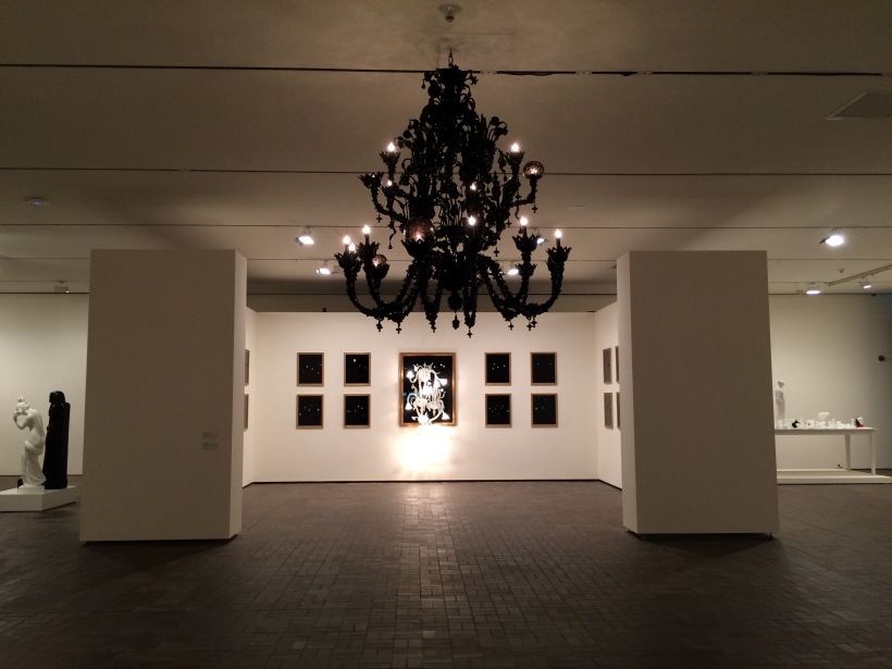 FredWilson long hall and chandelier